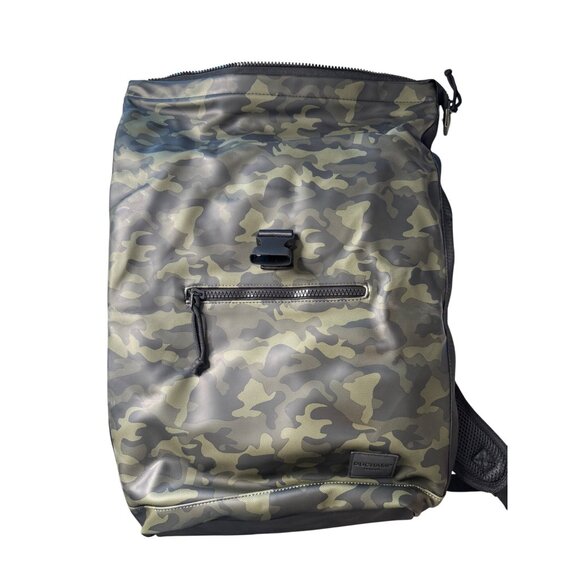 Duchamp Rubberized Camo Flipper Backpack Bag USB plug in NWT Laptop Pack - Picture 3 of 10